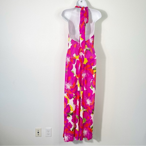 NEW Trina Turk Women's Bloom Semisheer Mesh Cover-Up Maxi Dress Size Small - Picture 5 of 9